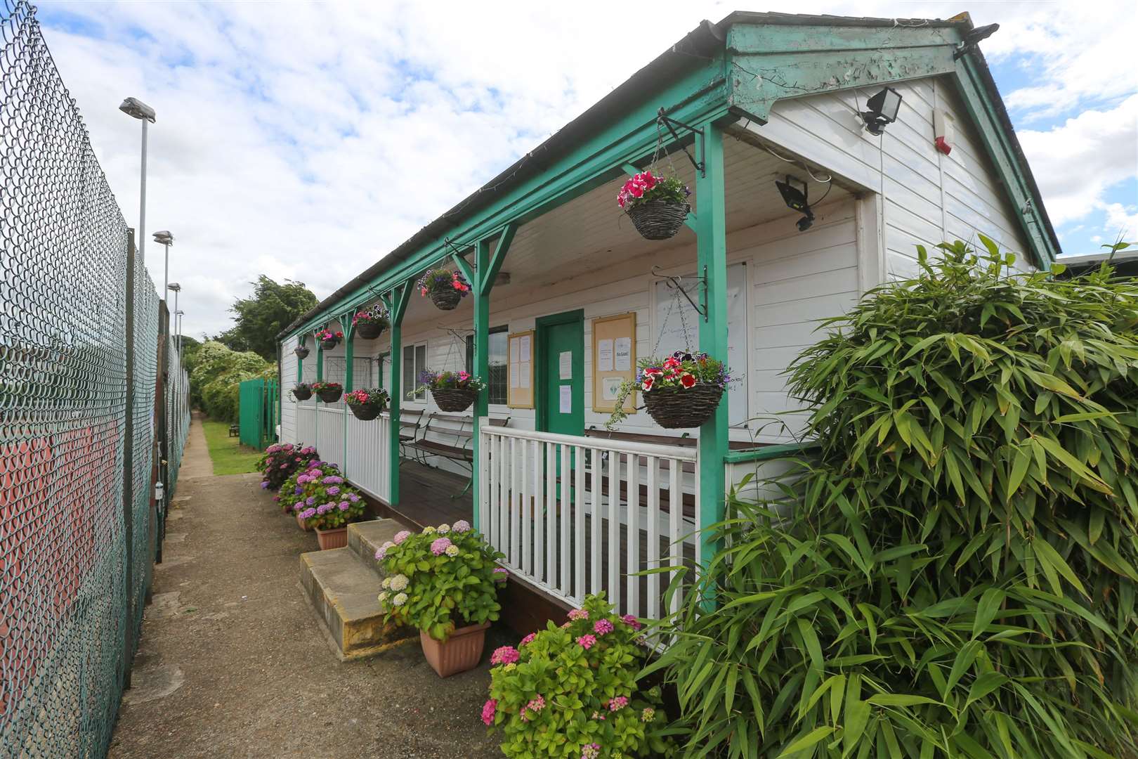 Gravesham Tennis Club hope they can invite their members back soon. Picture: Rob Powell