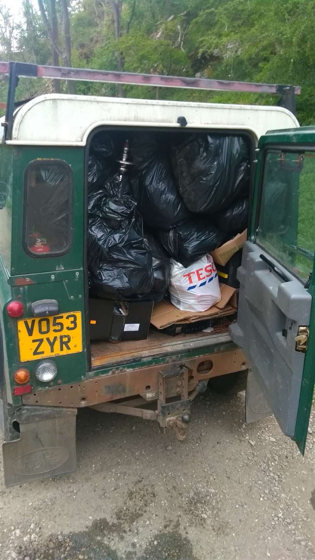 Many bags of rubbish have been collected (National Trust)