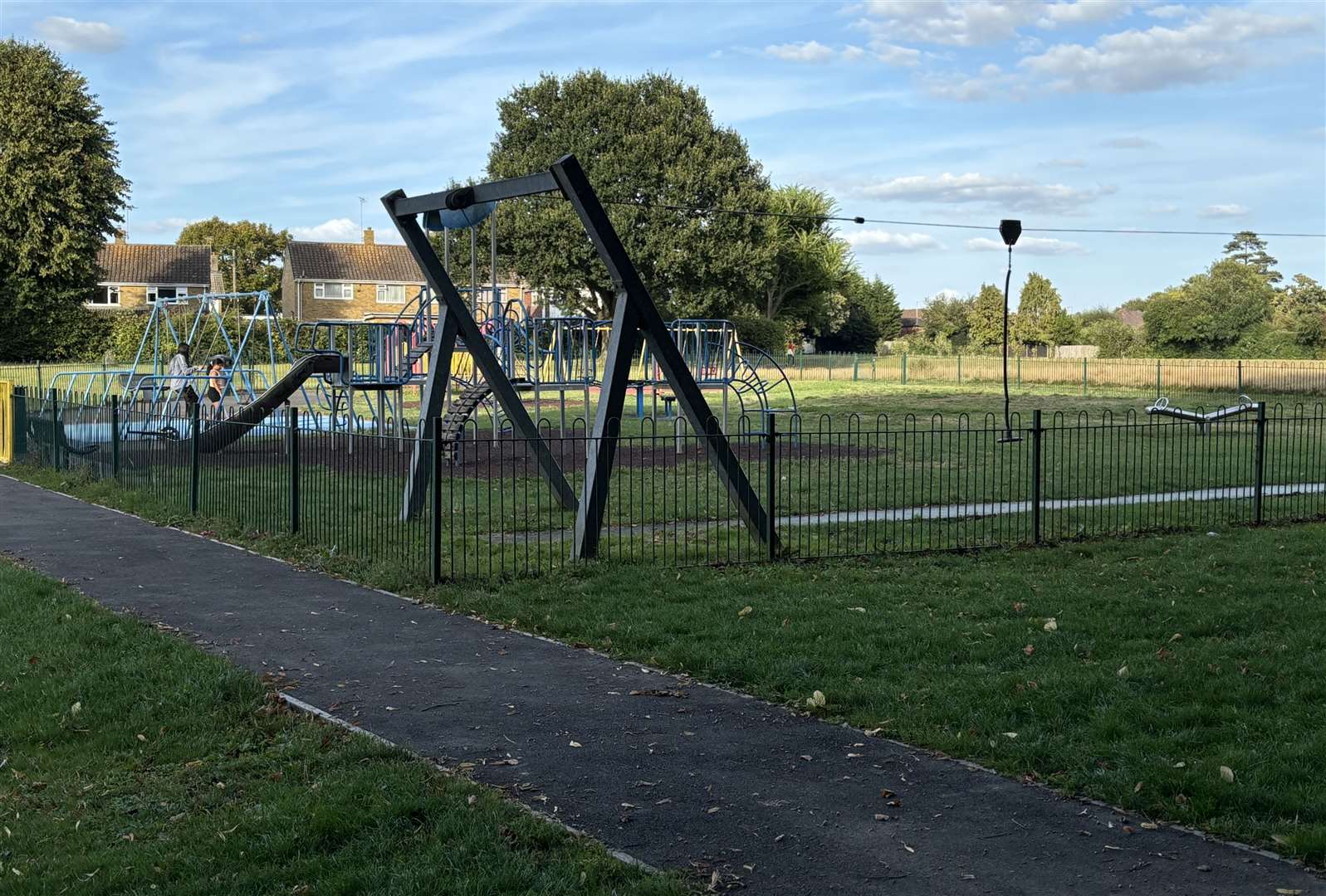 Hythe Road Recreation Ground has an existing play park in Willesborough, Ashford