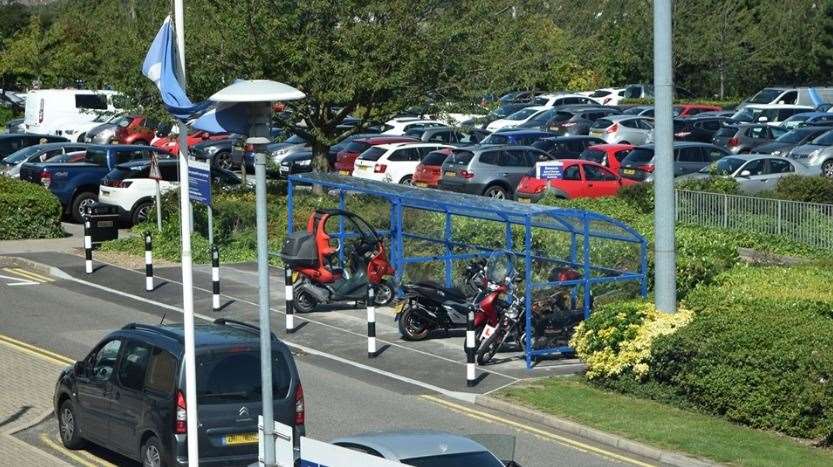 There has been a spate of such thefts from the car park at Darent Valley Hospital