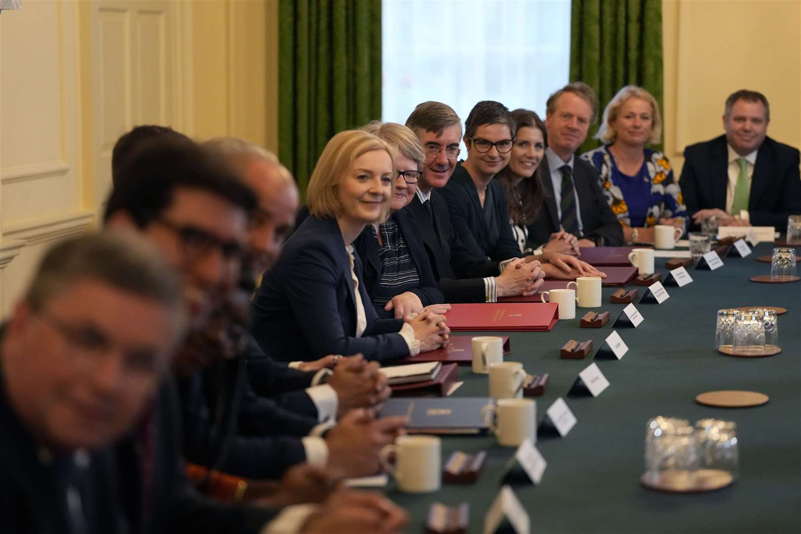 Liz Truss with her cabinet when she was prime minister (Frank Augstein/PA)