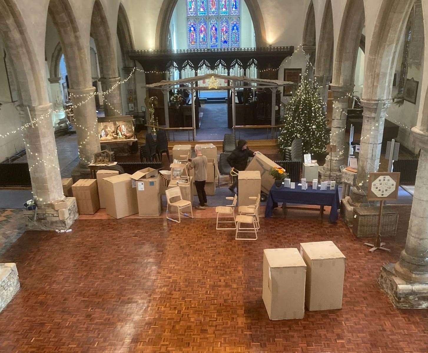 St Mildred's Church in Tenterden will see new flooring and heating installed inside the building. Picture: Sue Ferguson