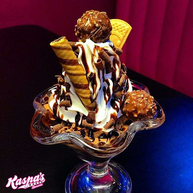 A Ferrero Rocher sundae