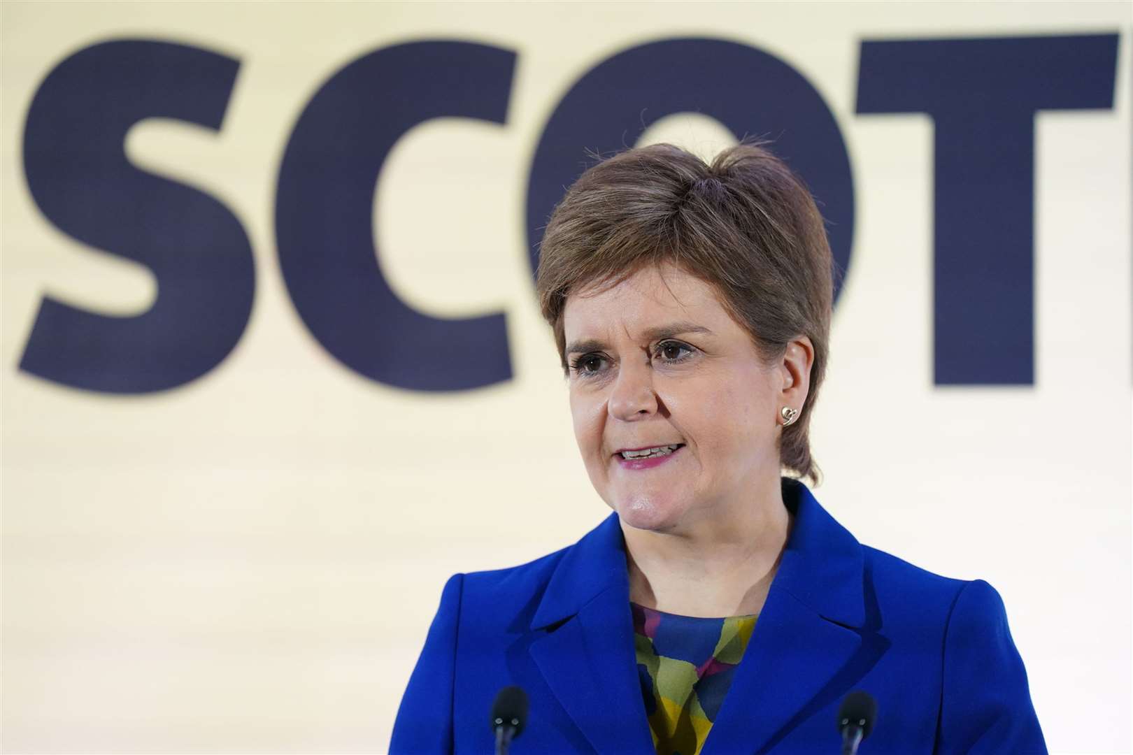 Nicola Sturgeon says she will treat the next general election as a ‘de facto referendum’ (Jane Barlow/PA)