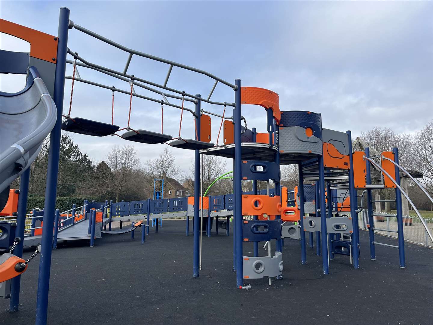The new play area in Park Farm opened in November