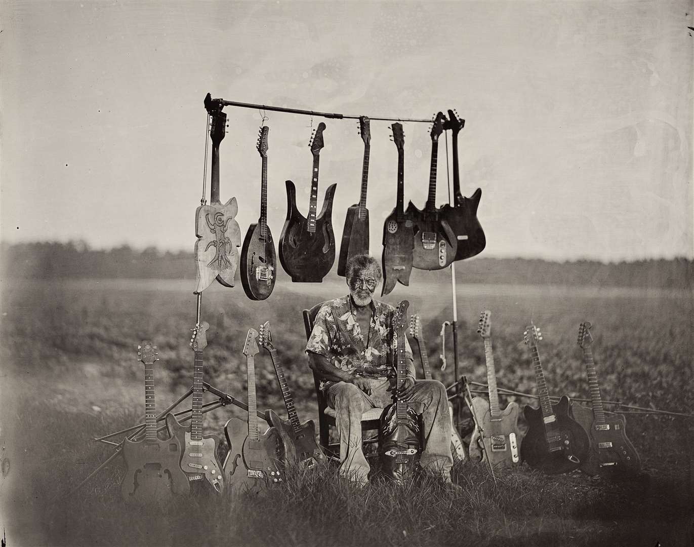 Freeman Vines & His Hanging Tree Guitars, #2, Fountain, NC. 2015 photo by Timothy Duffy is part of the Turner Contemporary exhibition