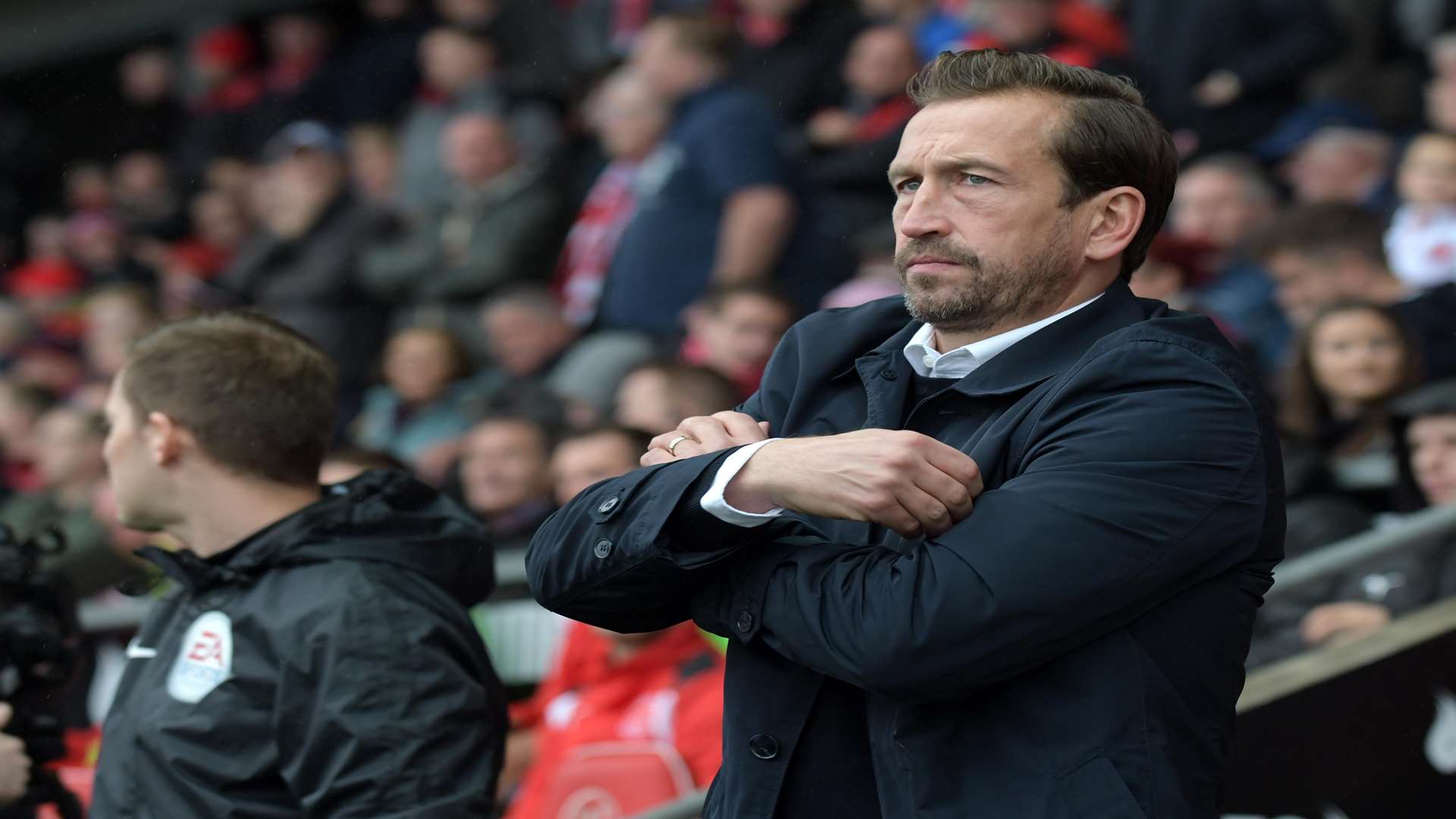 Gillingham boss Justin Edinburgh Picture: Barry Goodwin