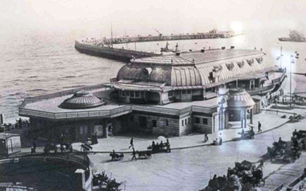 The Royal Pavilion and harbour, pictured here c1906 with the east and west piers encircling the harbour. Picture: Wetherspoon