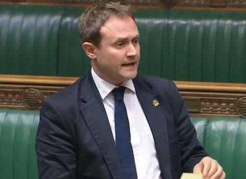 MP Tom Tugendhat. Picture: Parliament TV