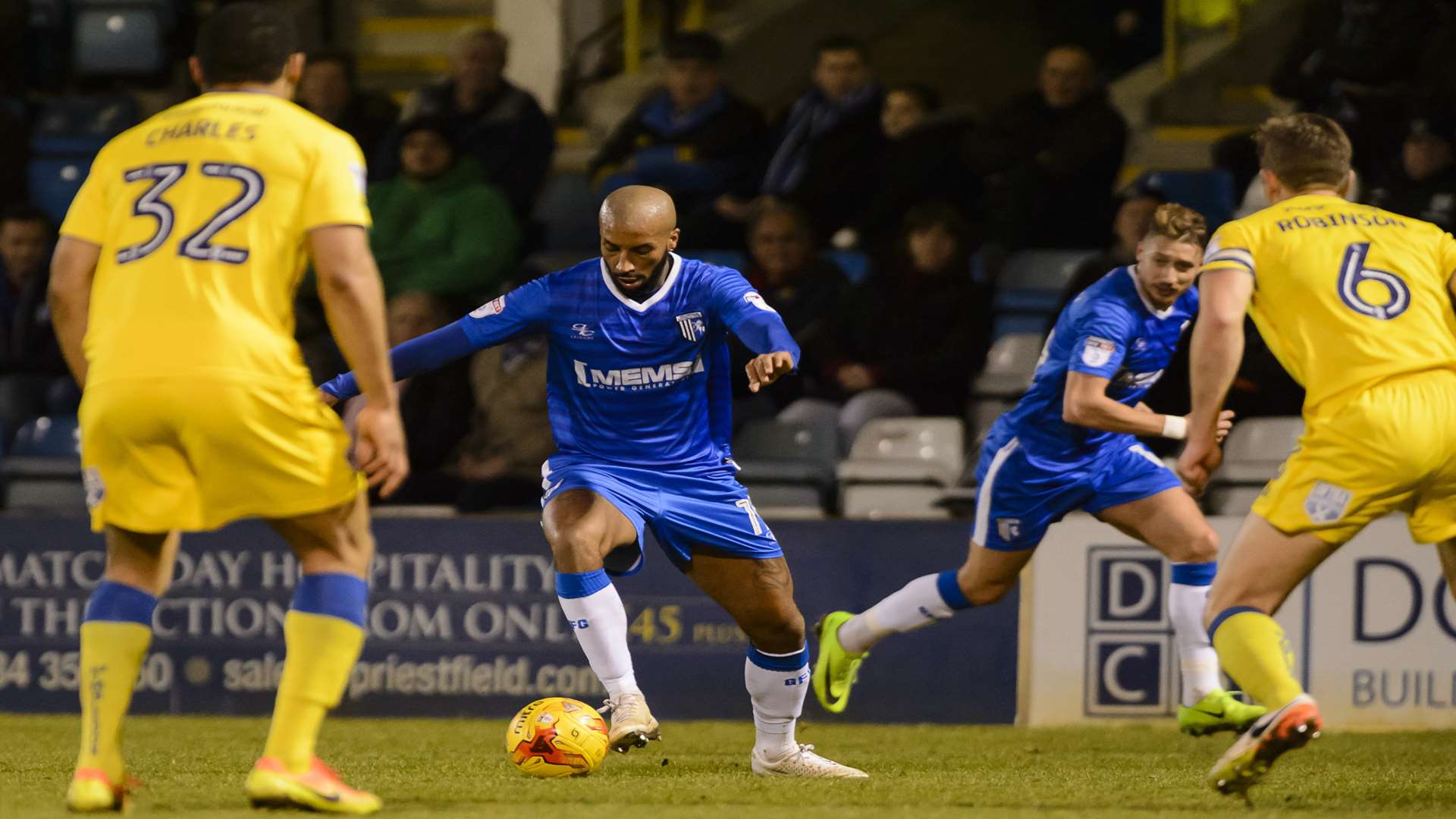 Gillingham forward Josh Parker Picture: Andy Payton