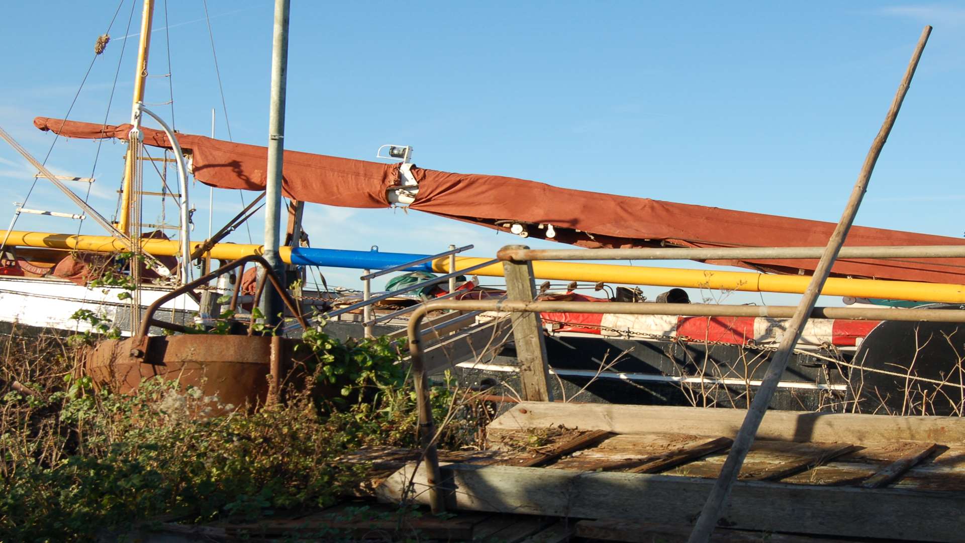 The deck of Ironsides. Picture: Ian Read