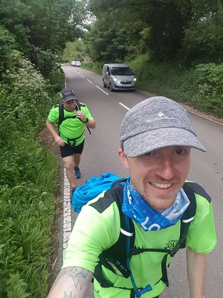Ryan is planning to average 50 miles per day to complete the 17-day challenge. Picture: Ryan Brett