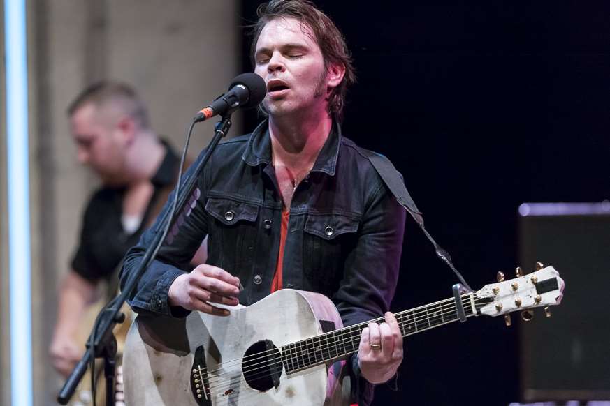 Gaz Coombes playing at Revelation St Mary’s