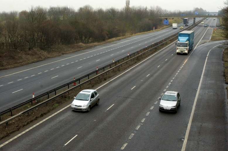 The M2 at Sittingbourne