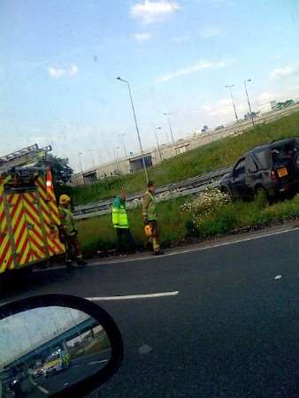 Scene of M2 accident