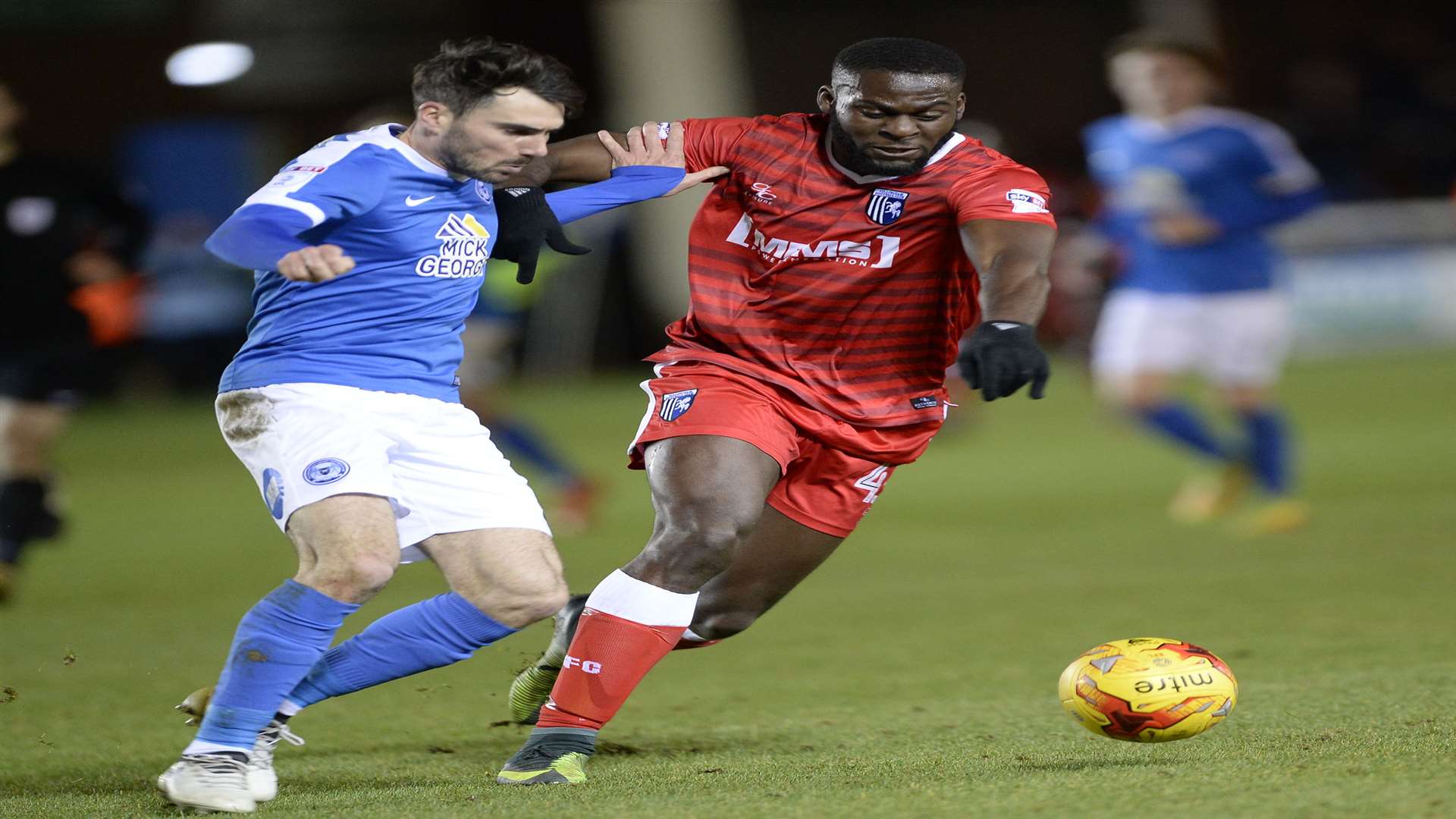 Frank Nouble in action on Boxing Day Picture: Ady Kerry