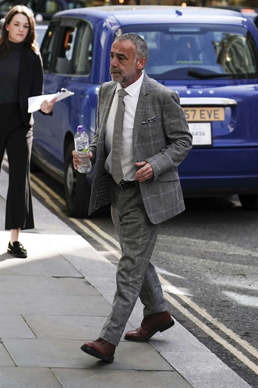 Michael Le Vell arrives at court (Jordan Pettitt/PA)