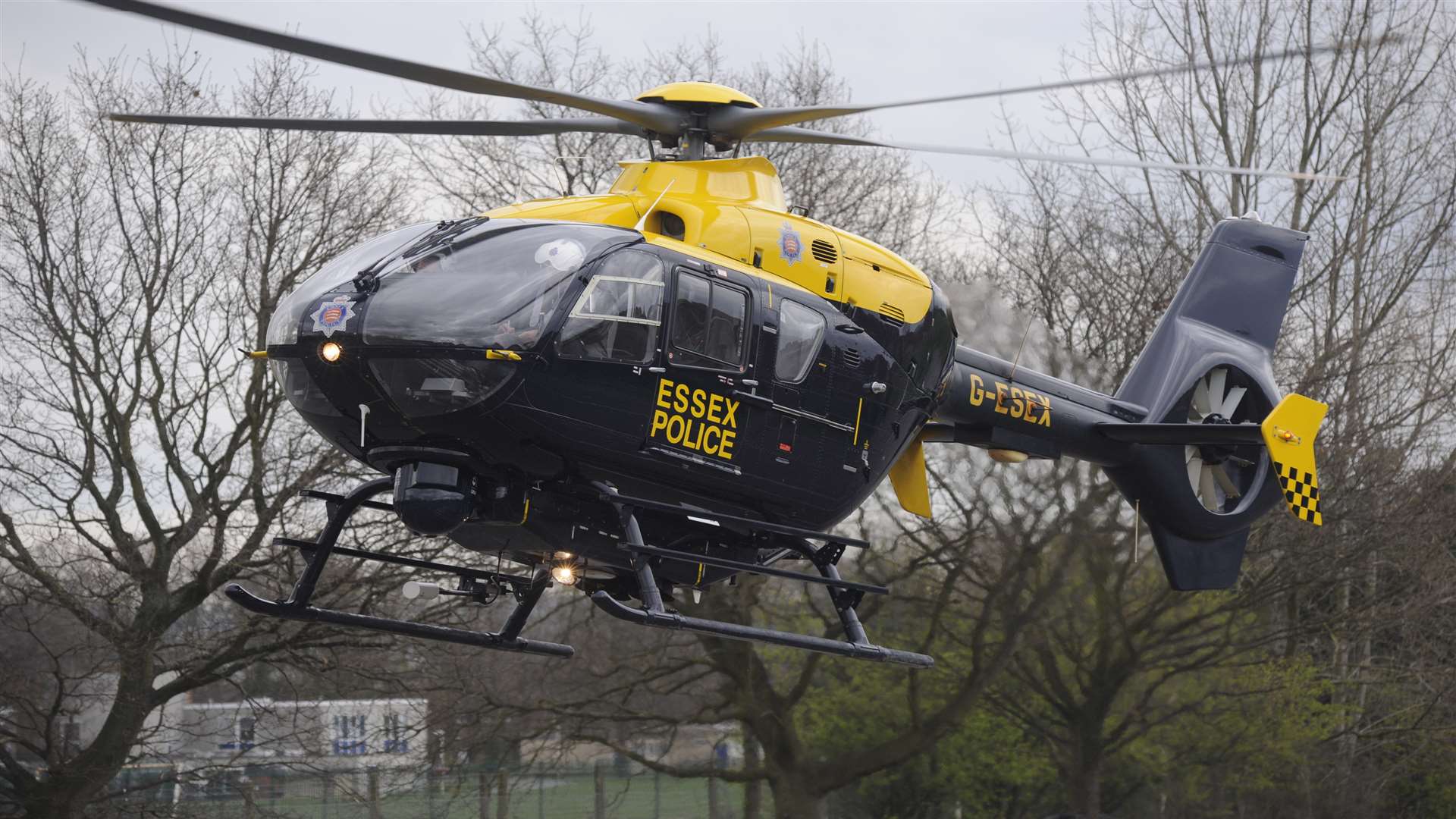 The police helicopter was used in the search. Stock picture by Matthew Walker