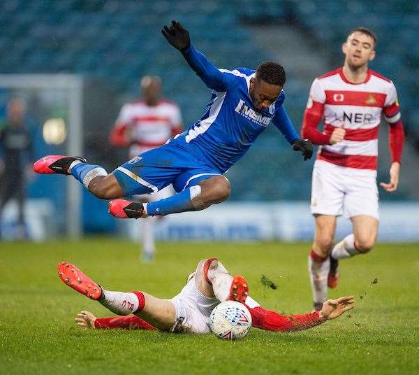 Brandon Hanlan is challenged by Ben Sheaf Picture: Ady Kerry (29340139)