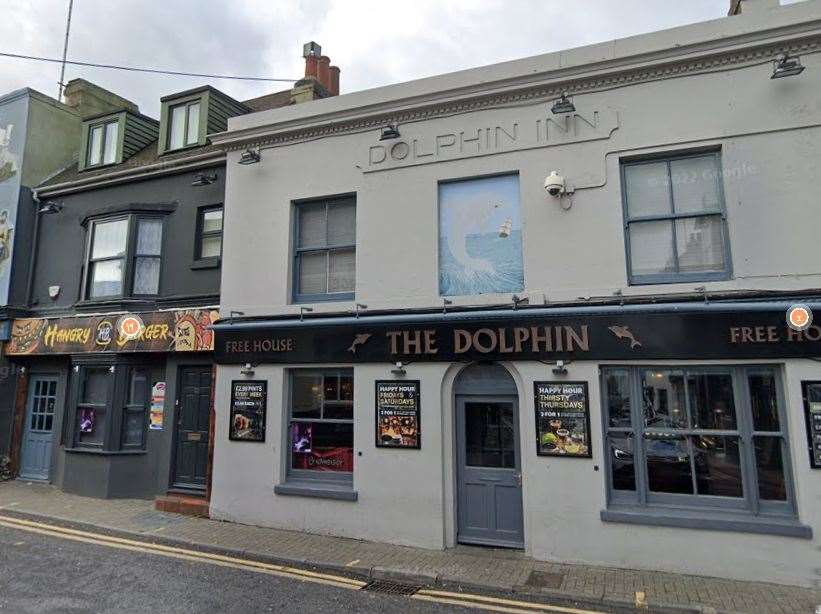 The reported assault happened at The Dolphin in Albion Street, Broadstairs