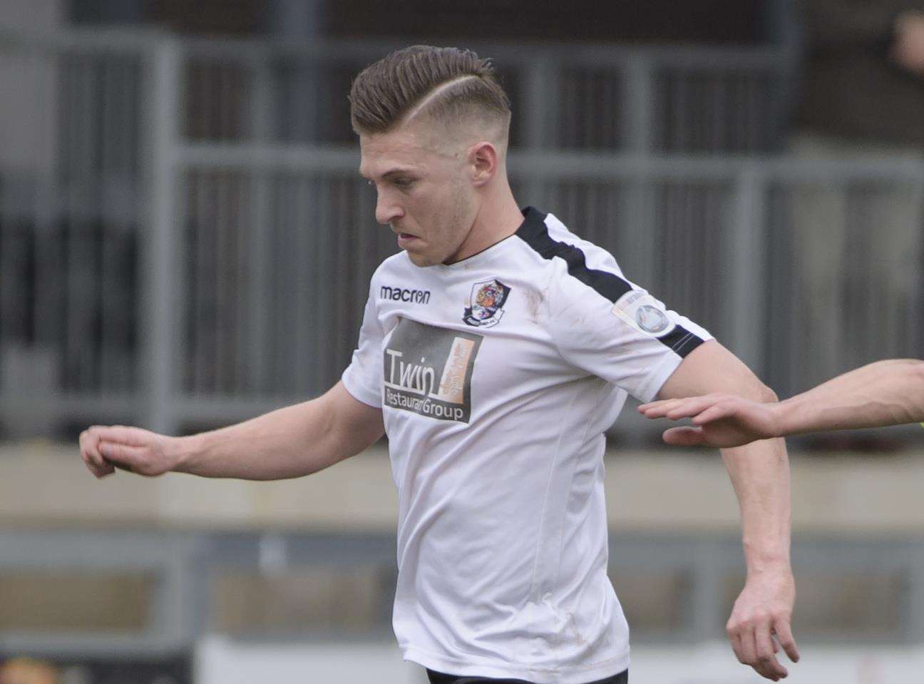 Dartford striker Andy Pugh Picture: Andy Payton