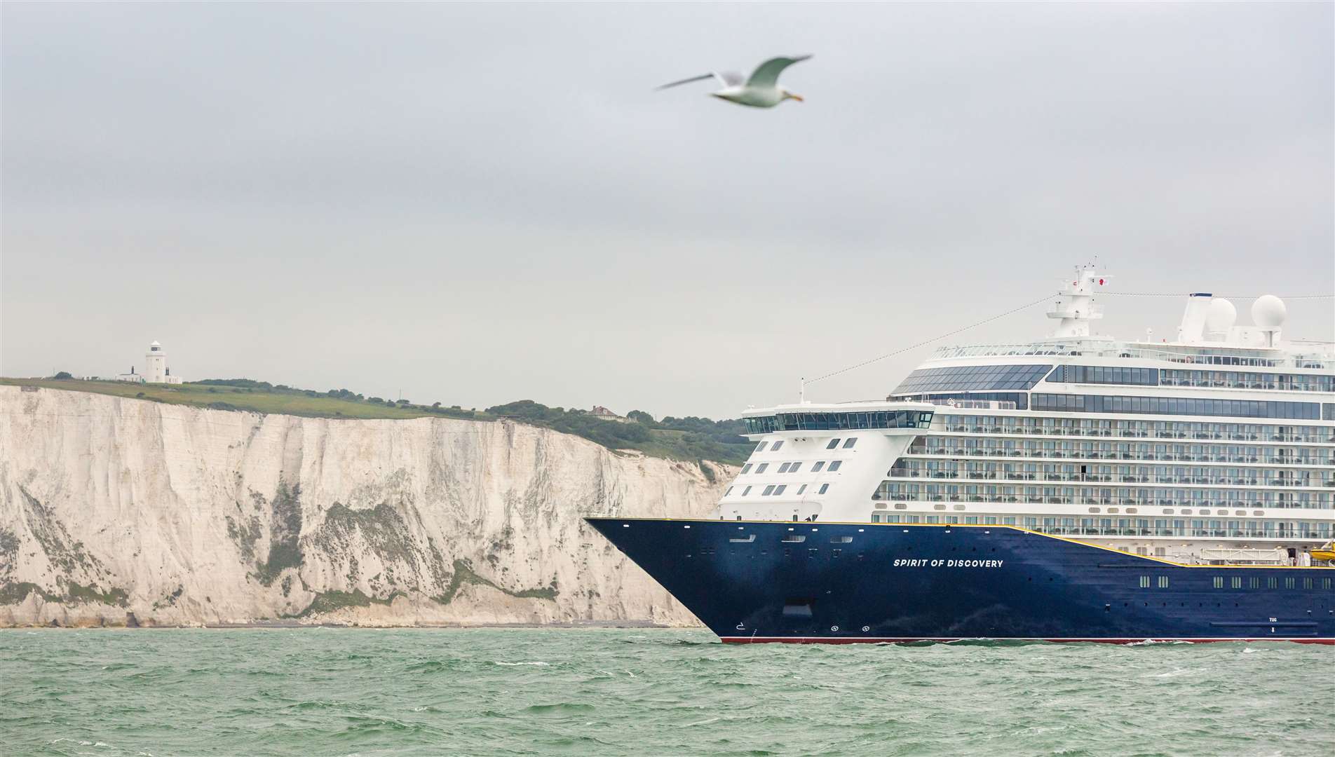 The Spirit of Discovery arrives in Dover. Picture by Christopher Ison (13112579)