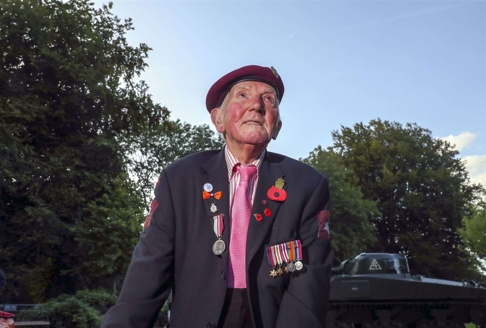 101-year-old veteran Raymond Whitwell, from Malton, North Yorkshire (Steve Parsons/PA Archive)