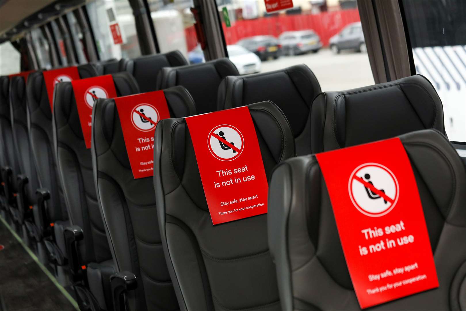 Passengers will be prevented from sitting in aisle seats (National Express/PA)