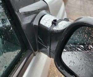 Teens vandalised cars on Canterbury Road in Westgate-on-Sea yesterday morning. Picture: Hayley Maria Krüger