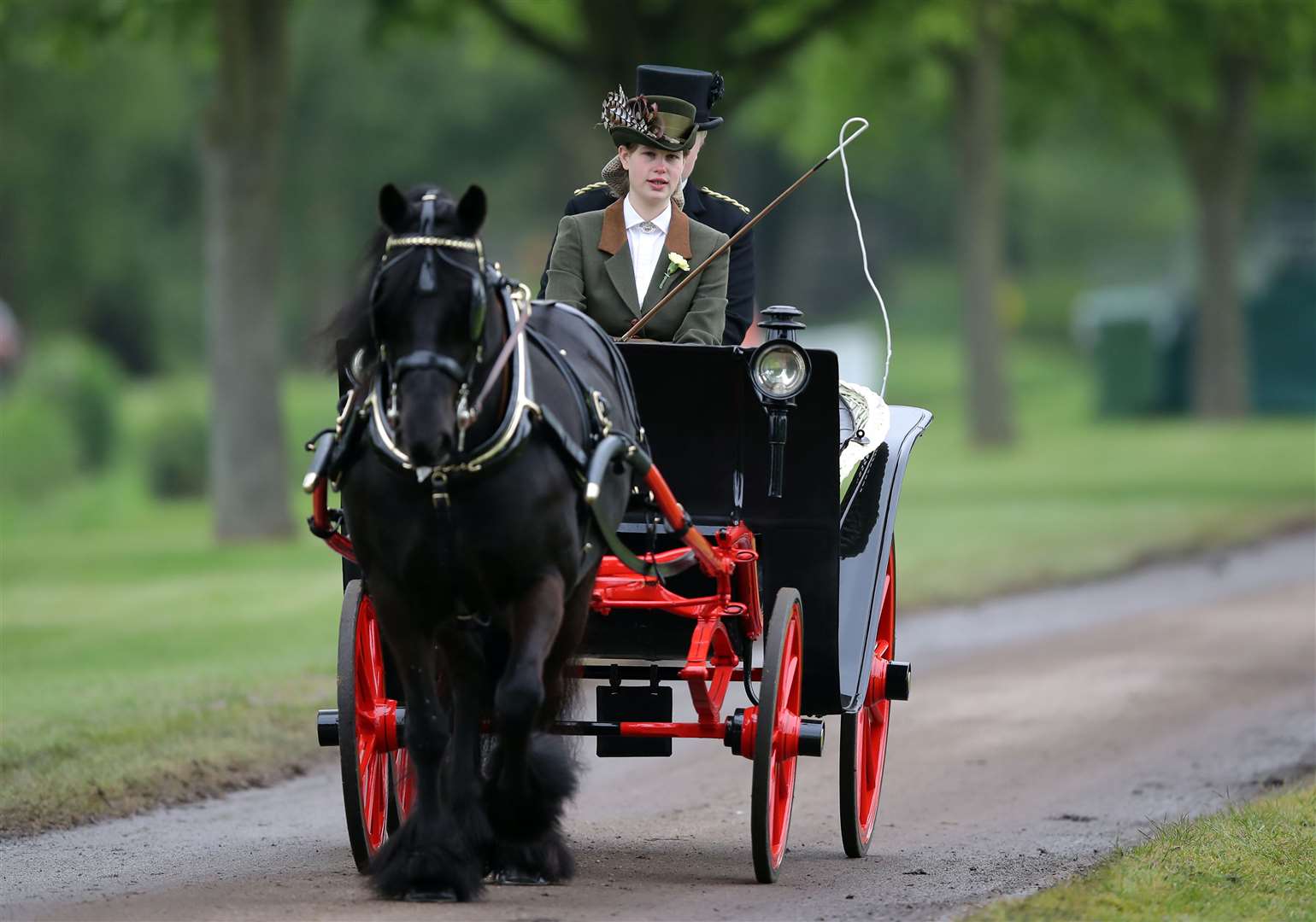 Lady Louise at the Royal Windsor Horse Show (Andrew Matthews/PA)