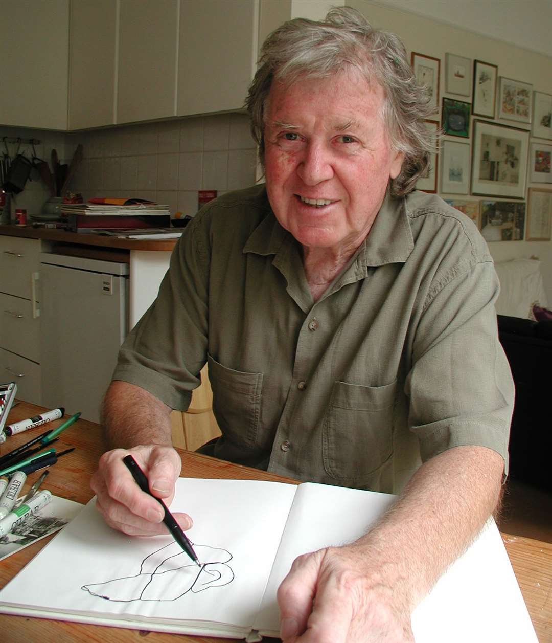 David McKee wrote and illustrated the first Elmer book in 1968.