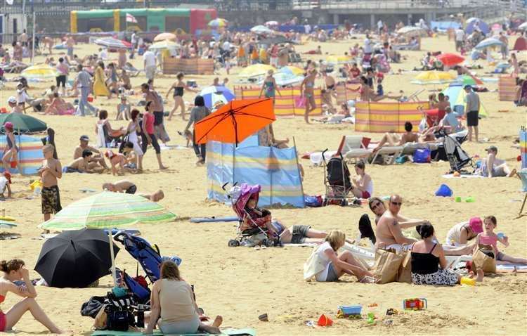 Thousands of people were on Margate beach on the day of the tragedy Picture: Stock image (18497848)