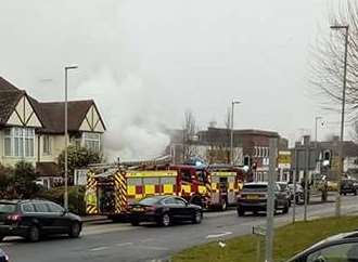 Canterbury: House fire in Sturry Road