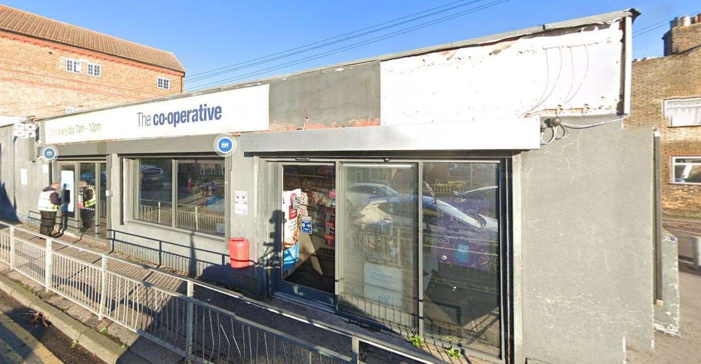 The thief stole from the Co-op in Murston. Picture: Google maps