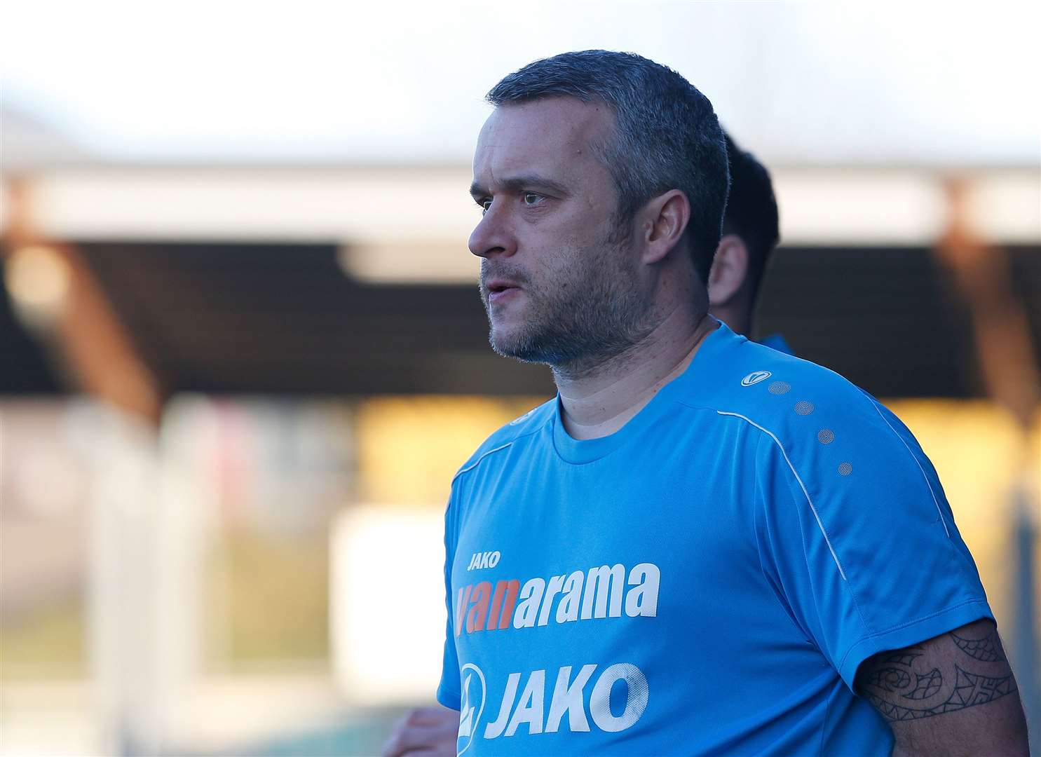 Dartford joint-manager Adam Flanagan Picture: Andy Jones