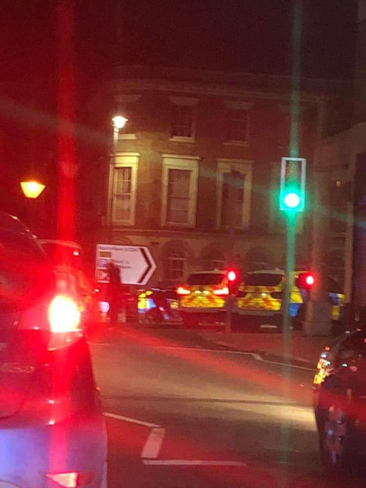 Police were seen at the clock tower in Gravesend Picture: Lewis James Calver (7071444)