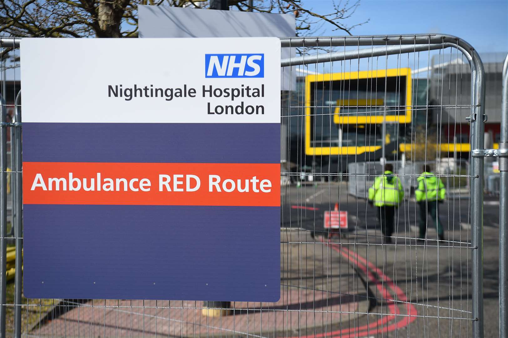 NHS Nightingale is now operational at the ExCel centre in London (PA)