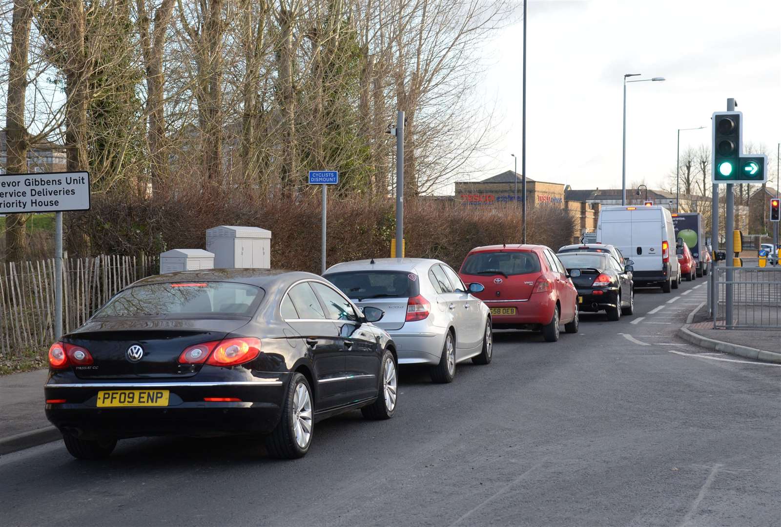 Traffic in Hermitage Lane, Maidstone. Picture: Chris Davey.