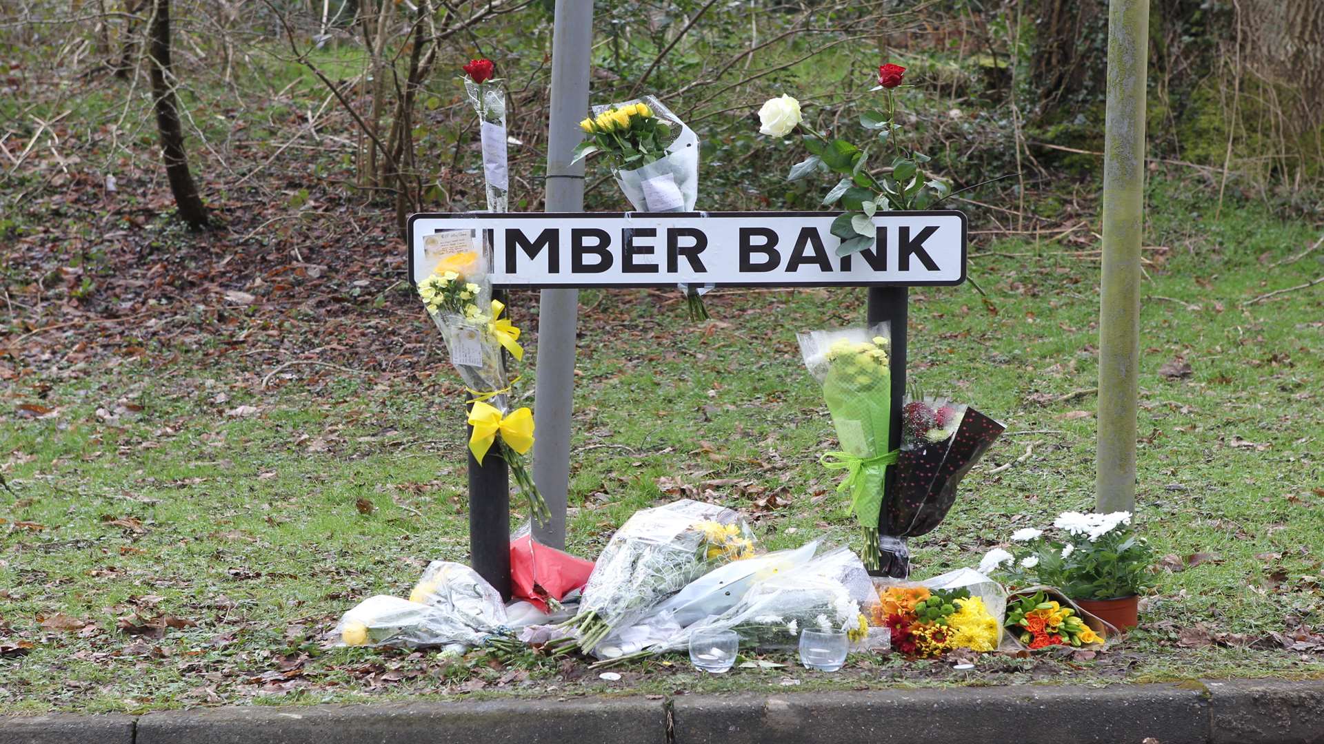 Flowers were left in Vigo