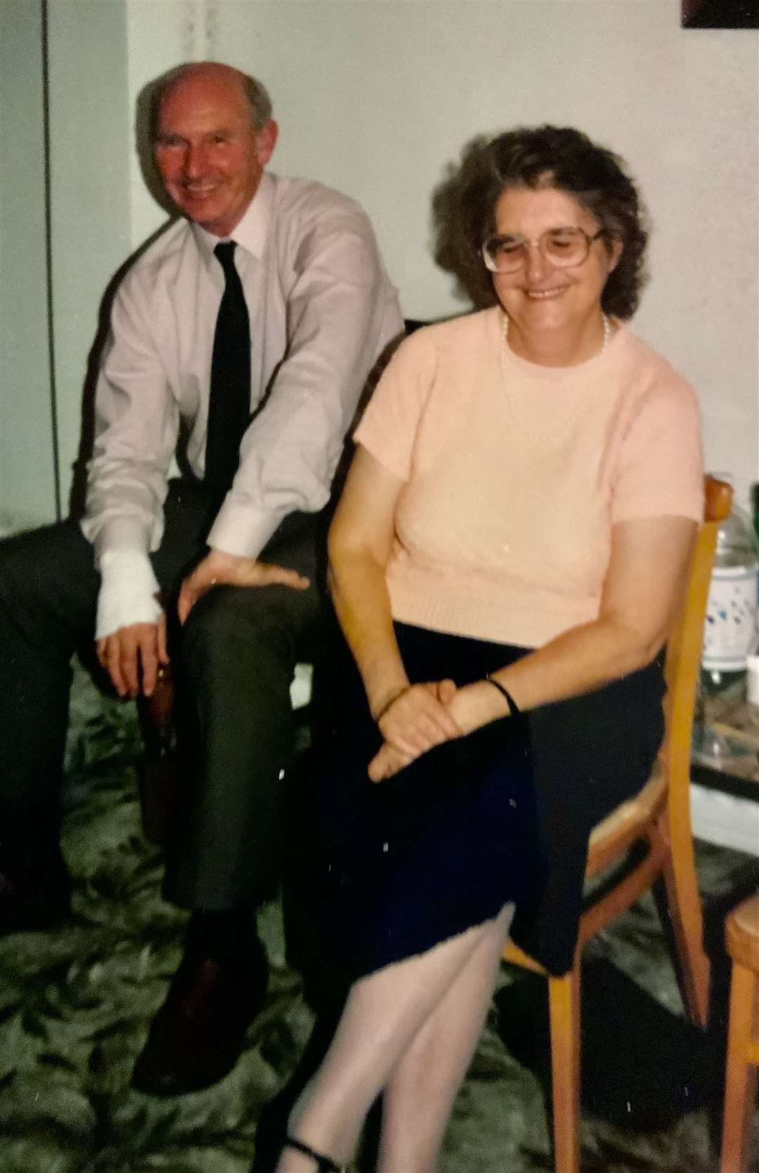 Ray Howe with his wife Betty