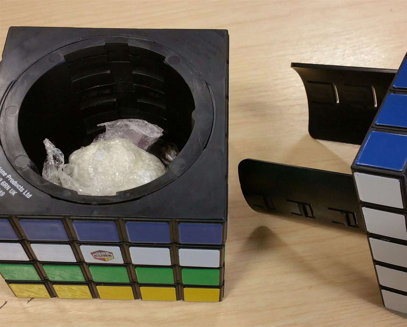 The Rubix cube that officers had to crack. (4028579)