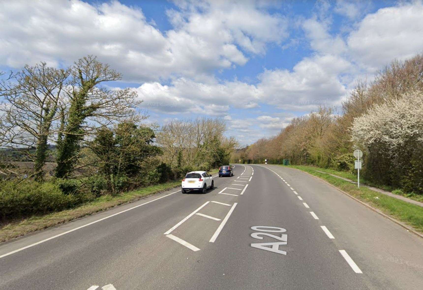 Man trapped in van after accident on Gorse Hill in Dartford