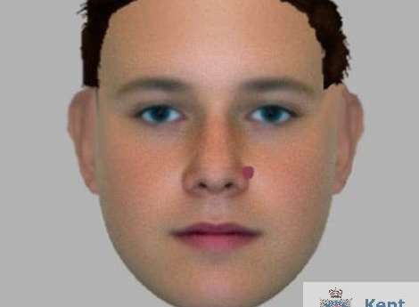 Police have released this image after a woman was attacked with a needle