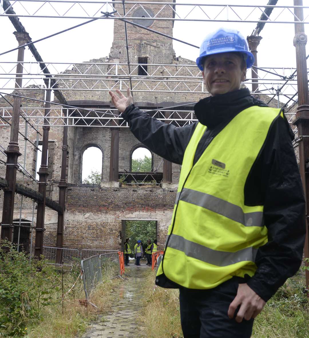 Trustee Will Palin at the Sheerness Dockyard Church. Picture: Chris Davey FM3938440 (11447424)