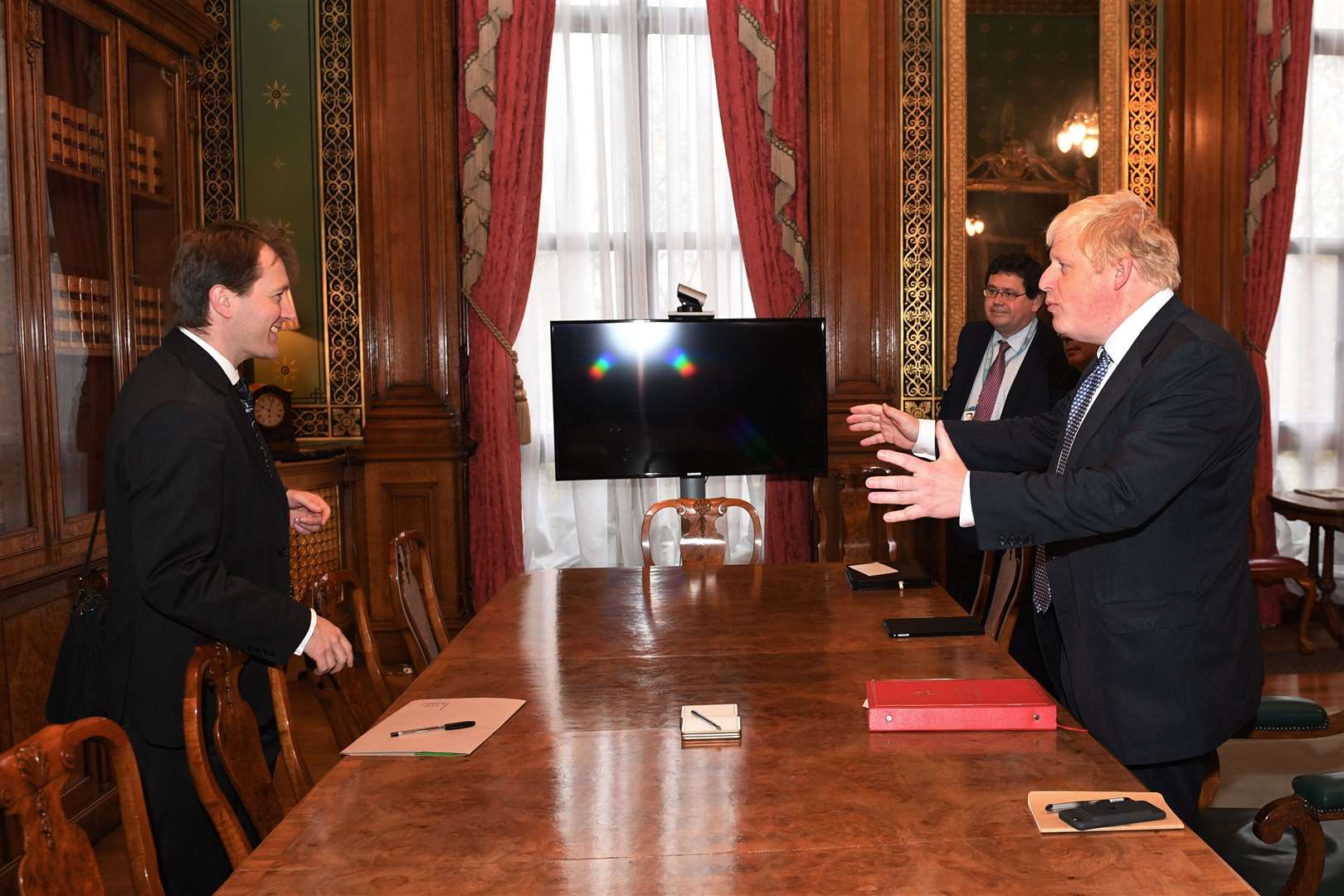 In November 2017, then-foreign secretary Boris Johnson met with Mr Ratcliffe at the Foreign and Commonwealth Office (Stefan Rousseau/PA)