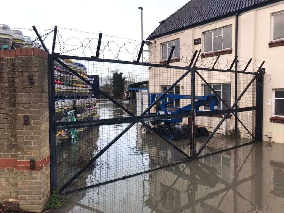 Flooding in North Lane, Faversham. Picture: Nathan Iliffe