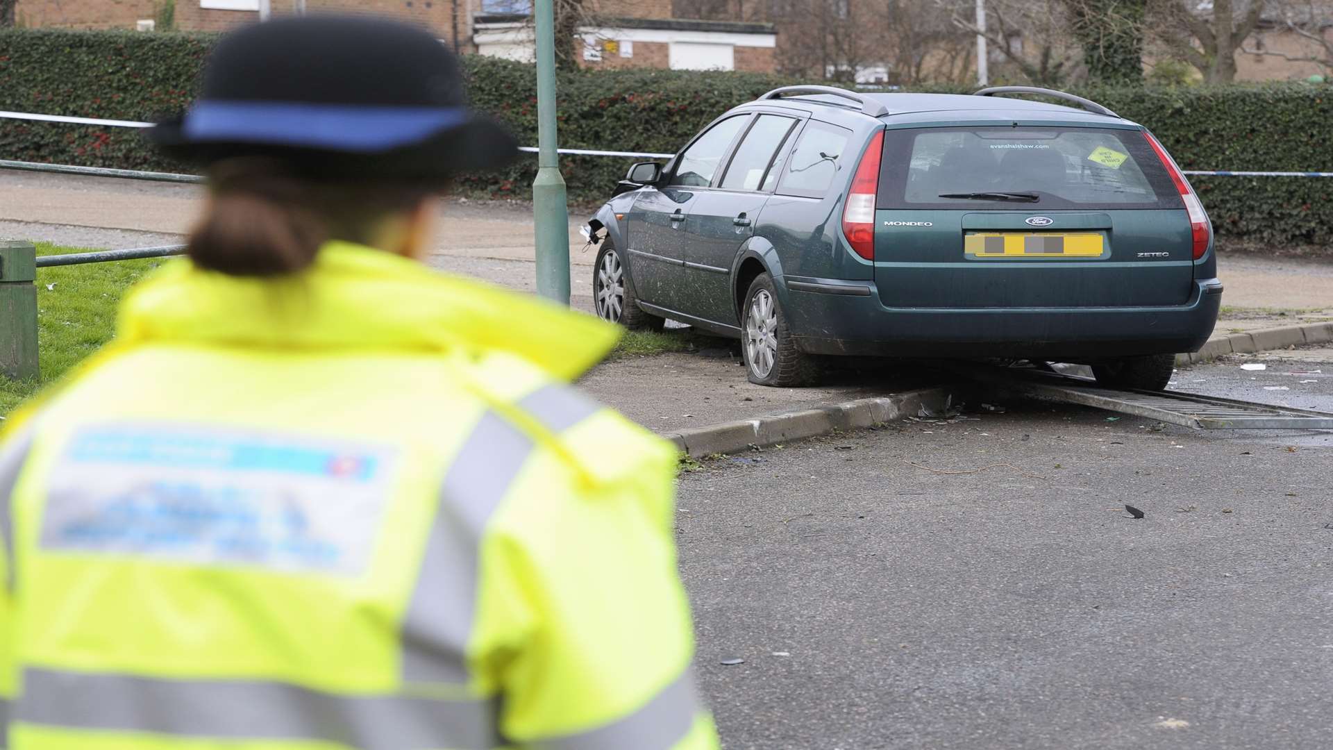 Scene of the hit-and-run in Gillingham. Picture: Andy Payton