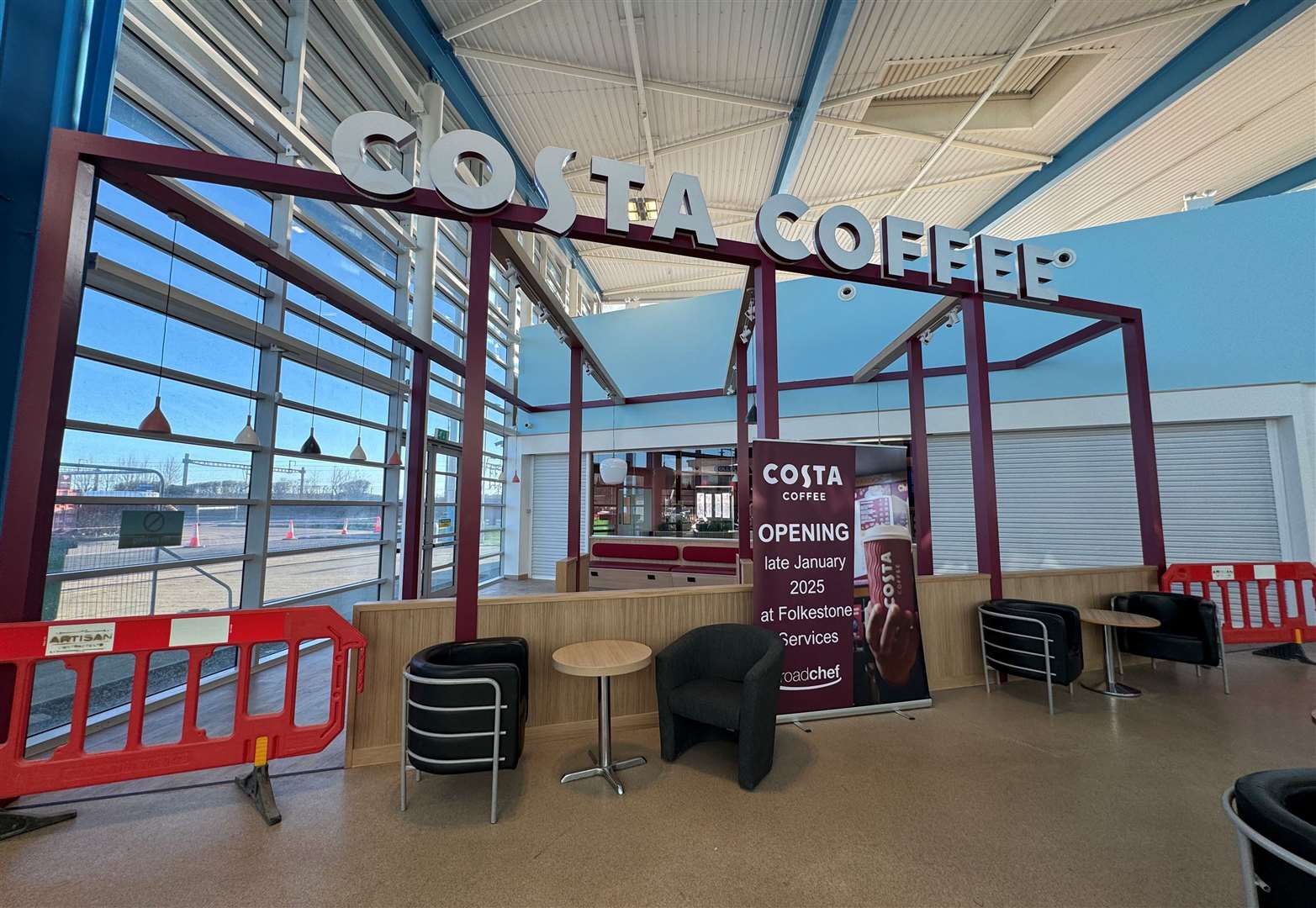 The Costa will open later this month, although exact dates have not been revealed. Picture: Barry Goodwin