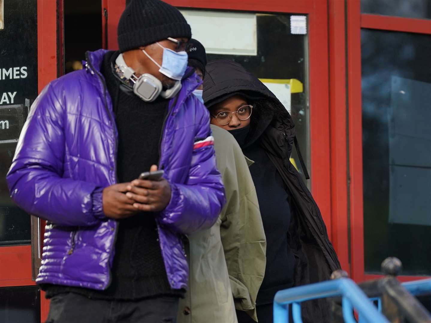 Deveca Rose (right) leaves Bromley Magistrates’ Court after a previous hearing (Yui Mok/PA)