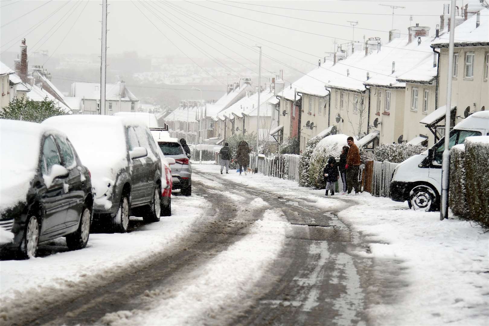 Kent could see a white Christmas as the wintry weather has already started. Picture: Barry Goodwin.